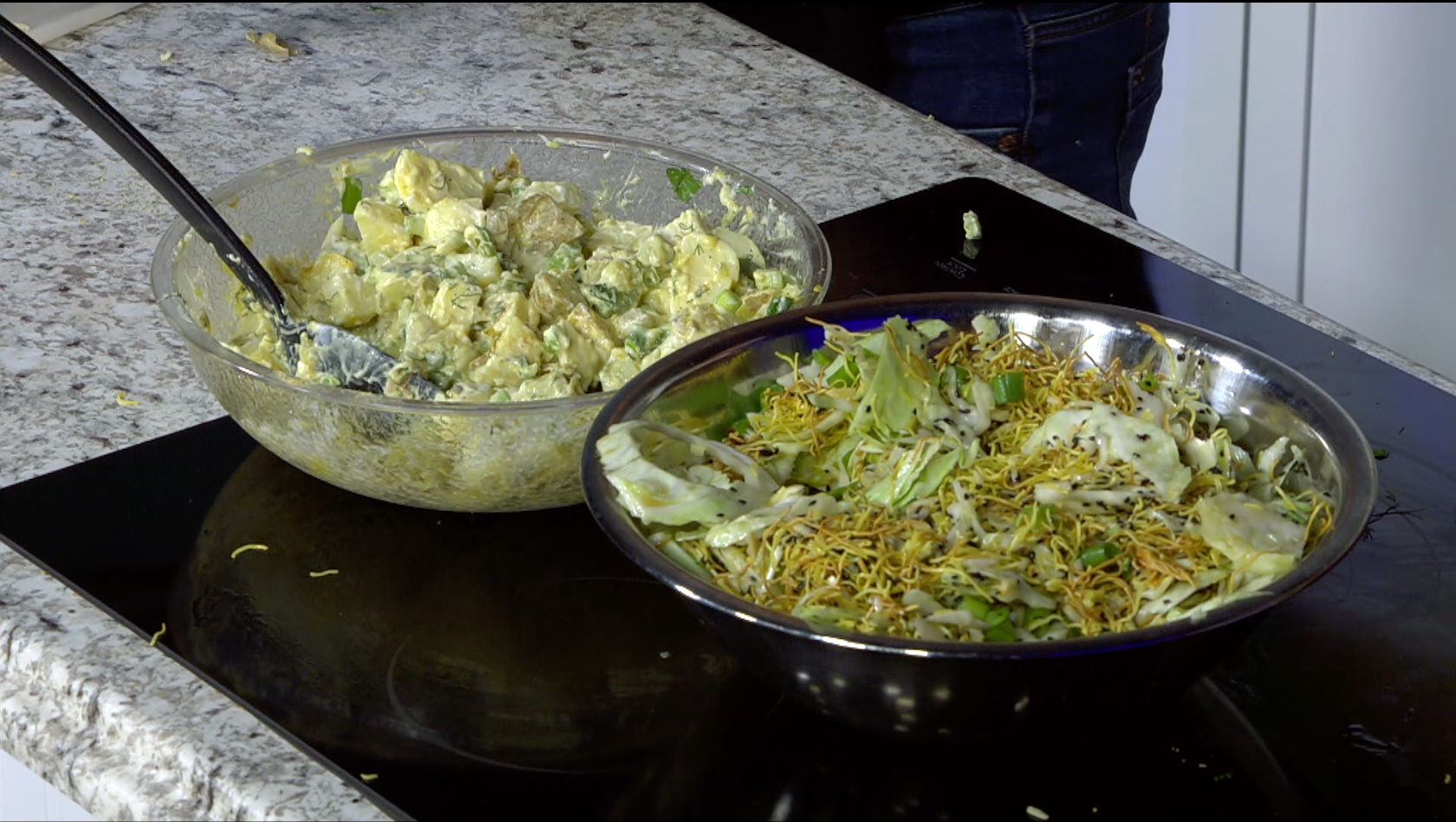 Feed Me Vegan 27: Summer Salads - Ramen Cabbage Salad and Potato Salad