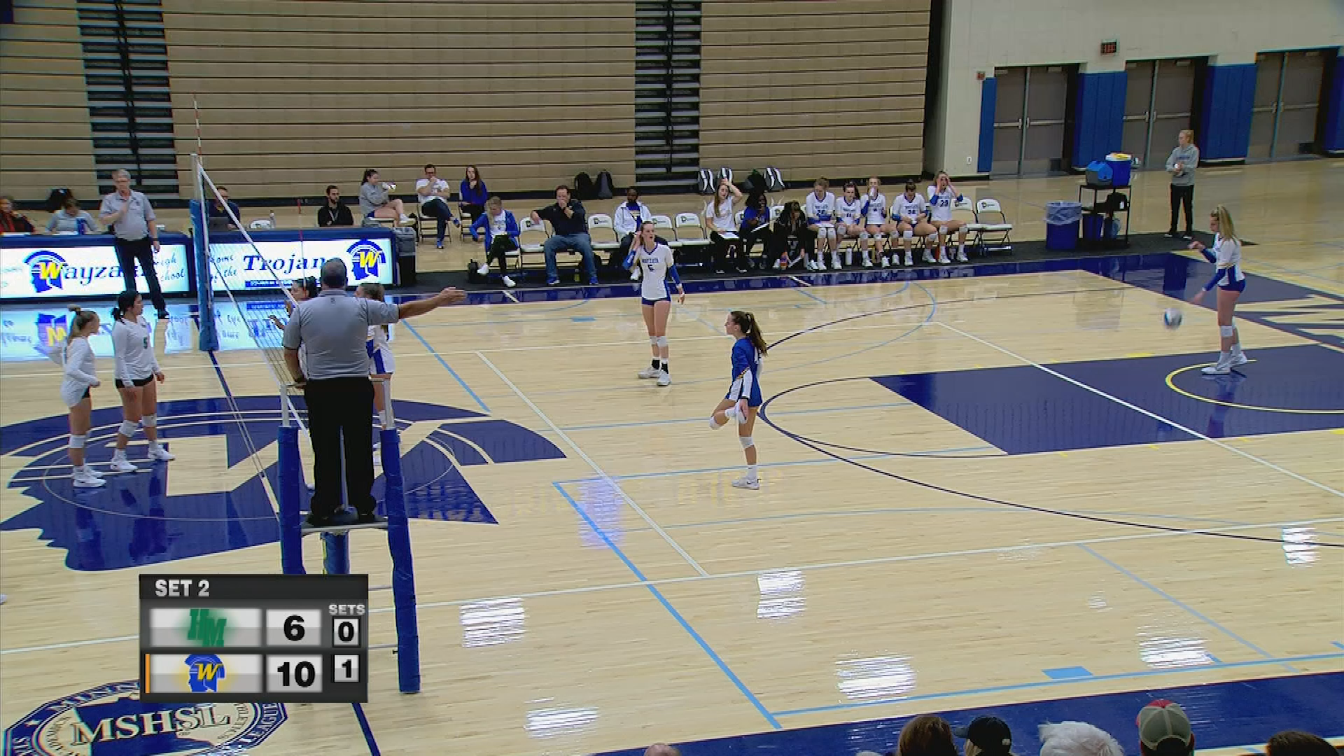 Hill Murray vs Wayzata Volleyball