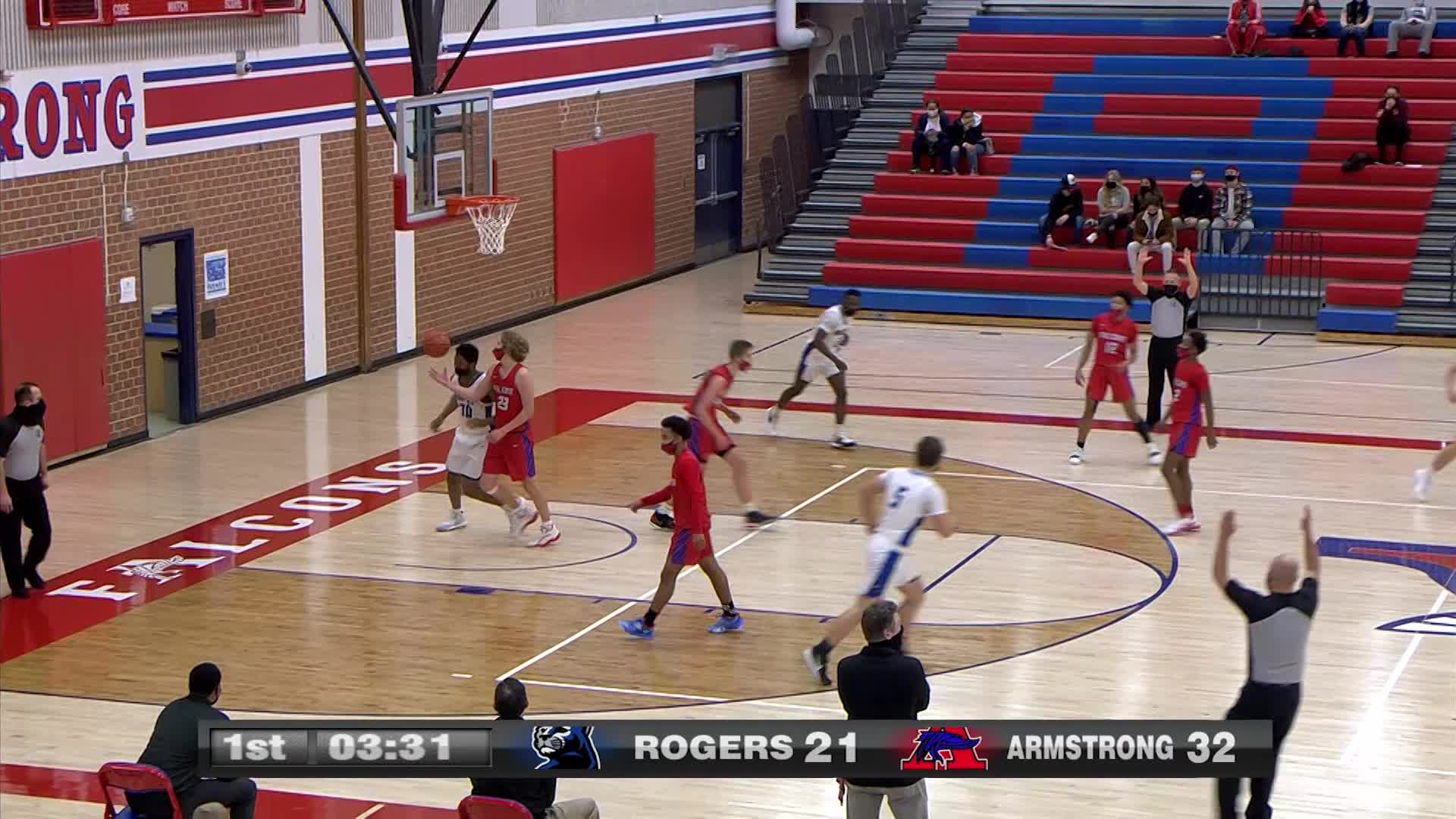Rogers at Armstrong Boys Basketball