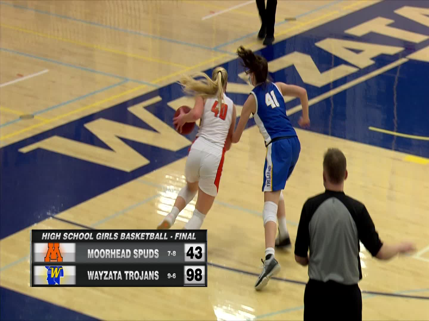 Moorhead at Wayzata Girls Basketball