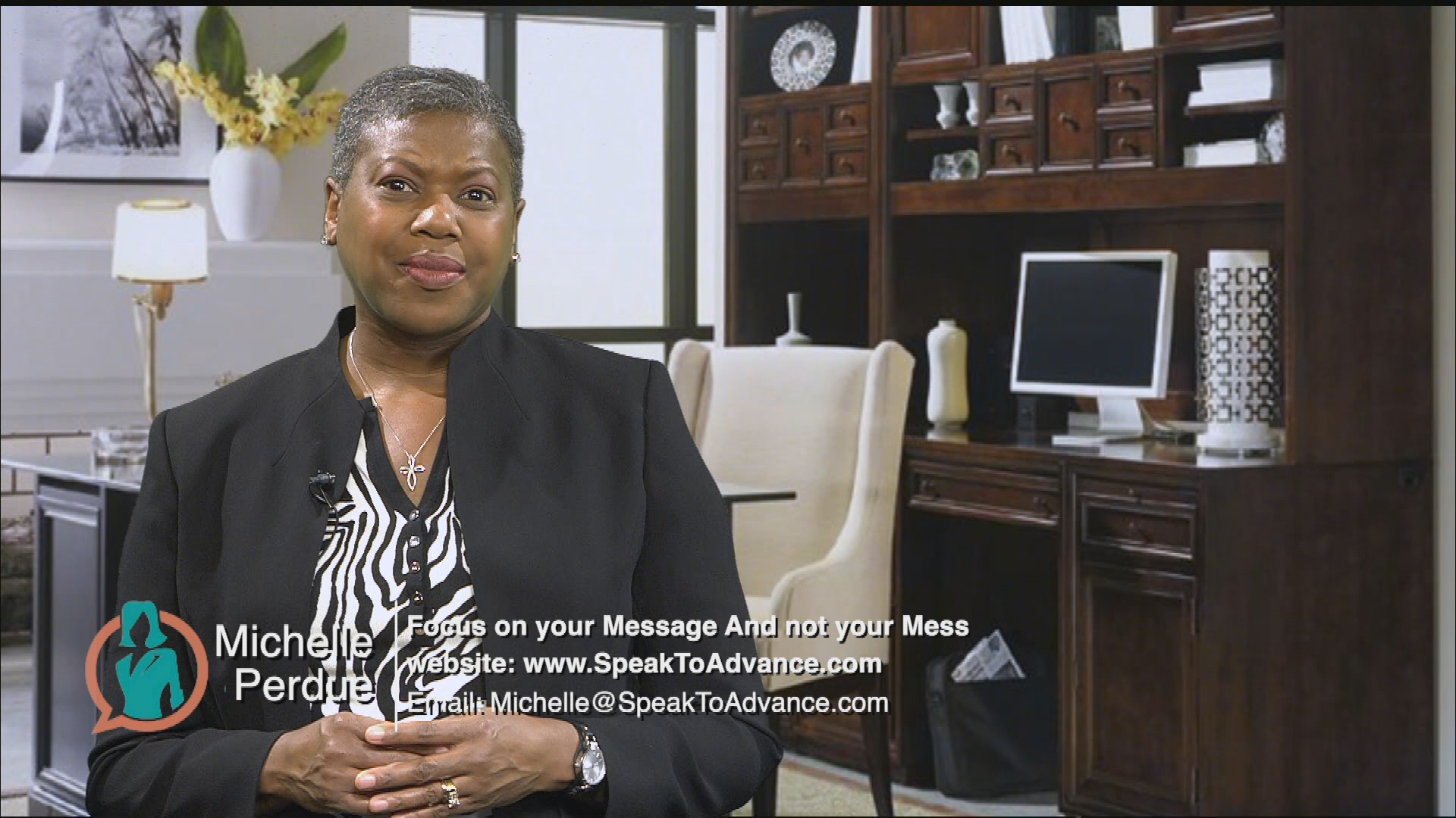 Thumbnail image for Focus on Your Message and Not Your Mess with Michelle Perdue